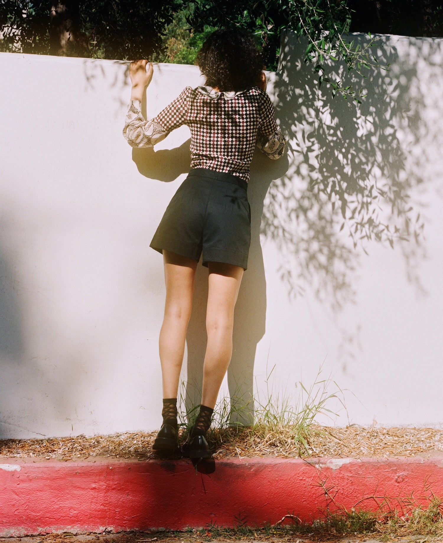 French Boat Shorts—Black Twill