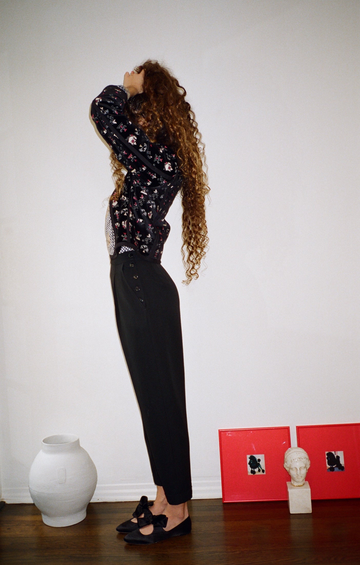 James Pant—Black Wool