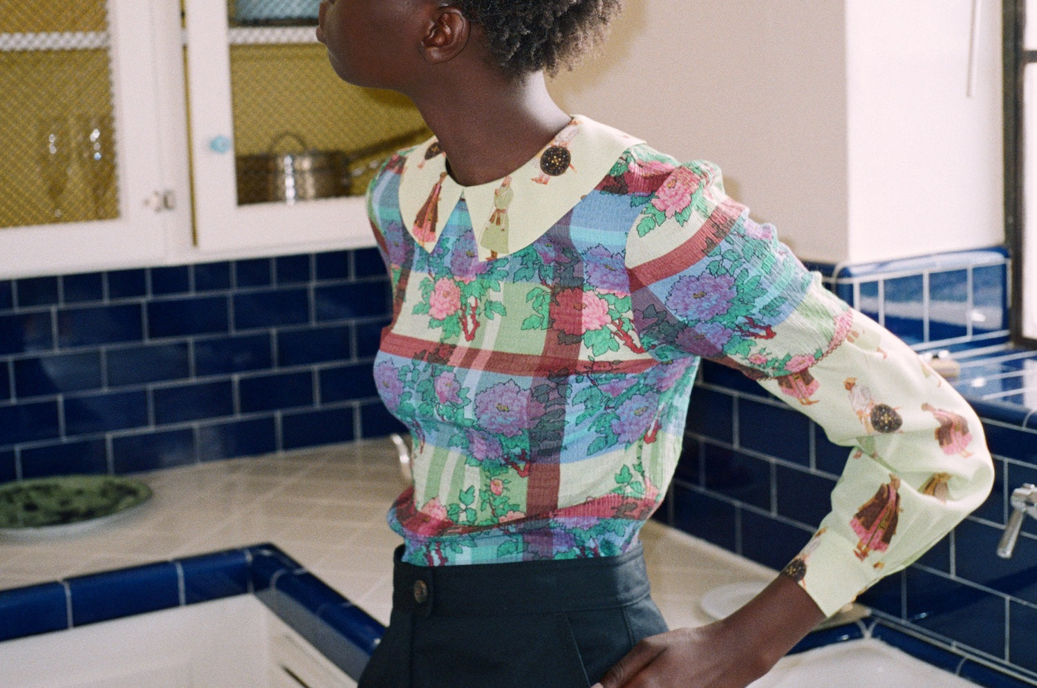 Plisse Shirt—Grandmother