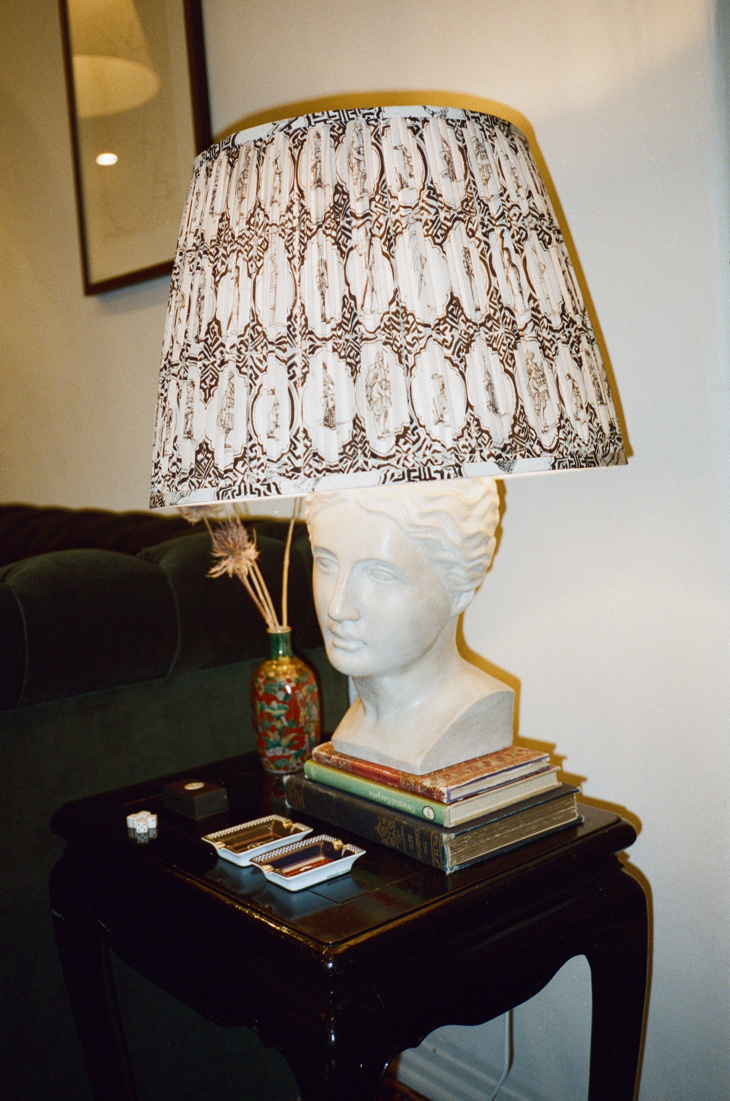 Gathered Lampshade—Tile