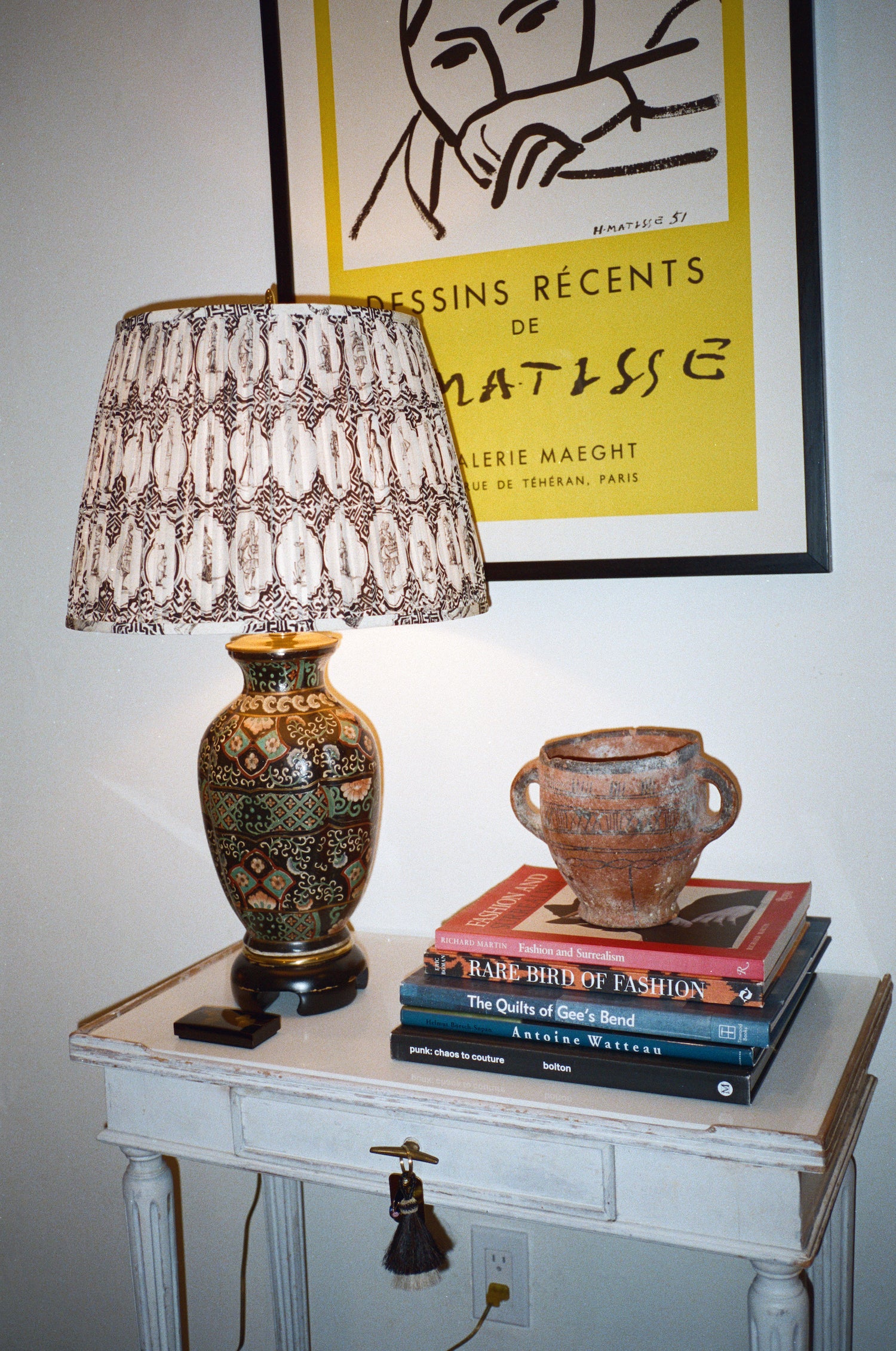 Gathered Lampshade—Tile