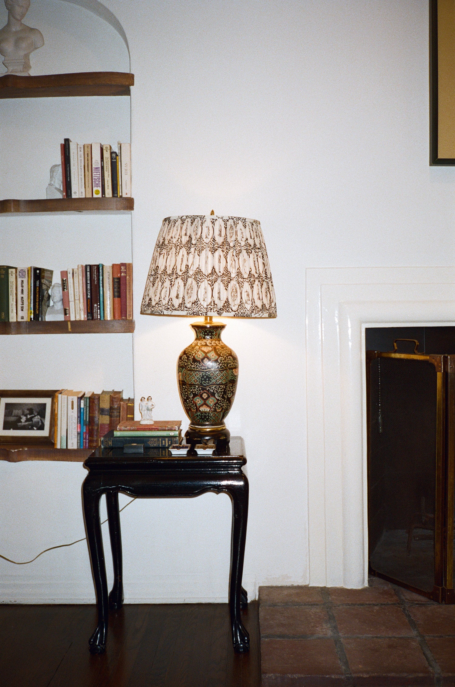 Gathered Lampshade—Tile