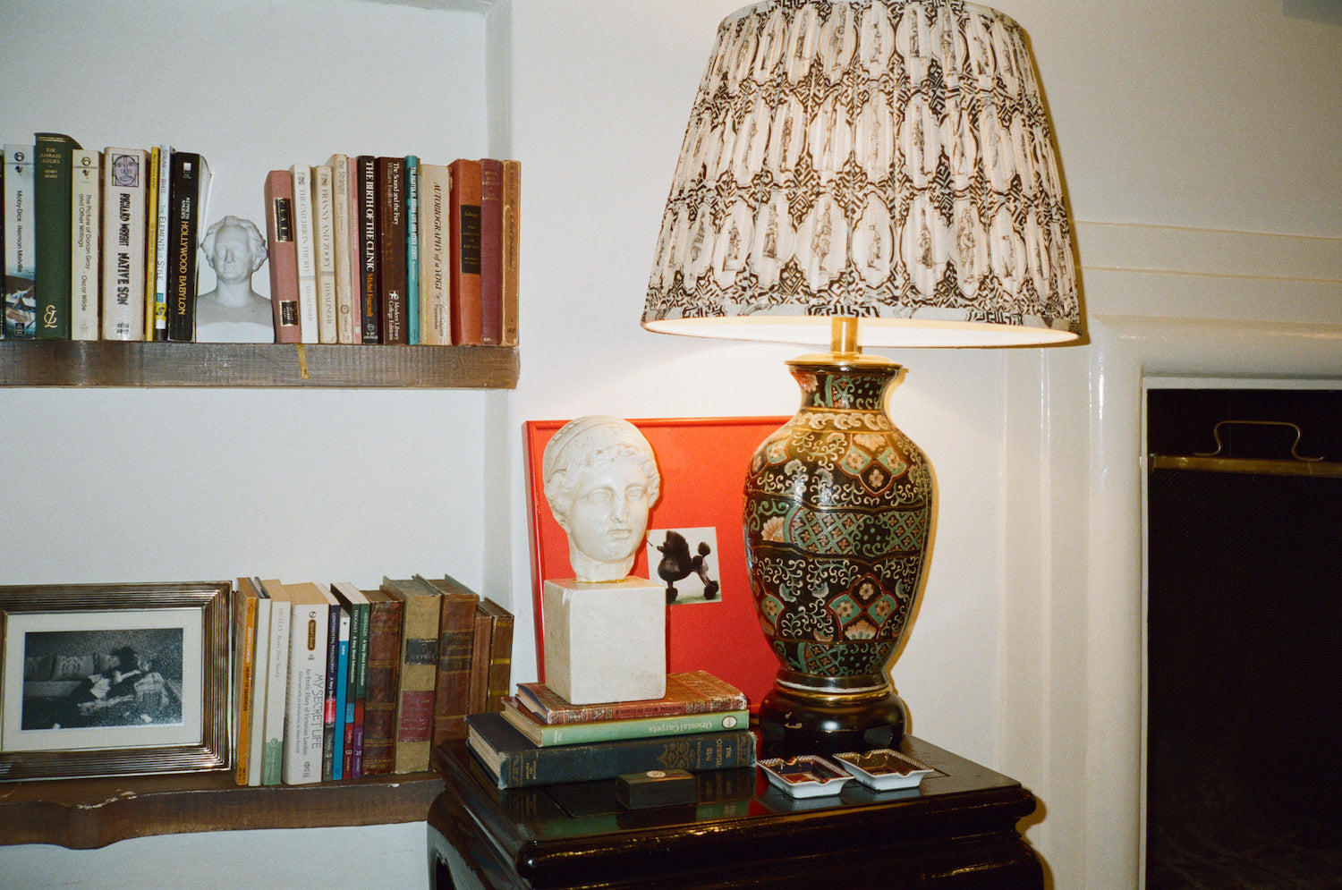 Gathered Lampshade—Tile