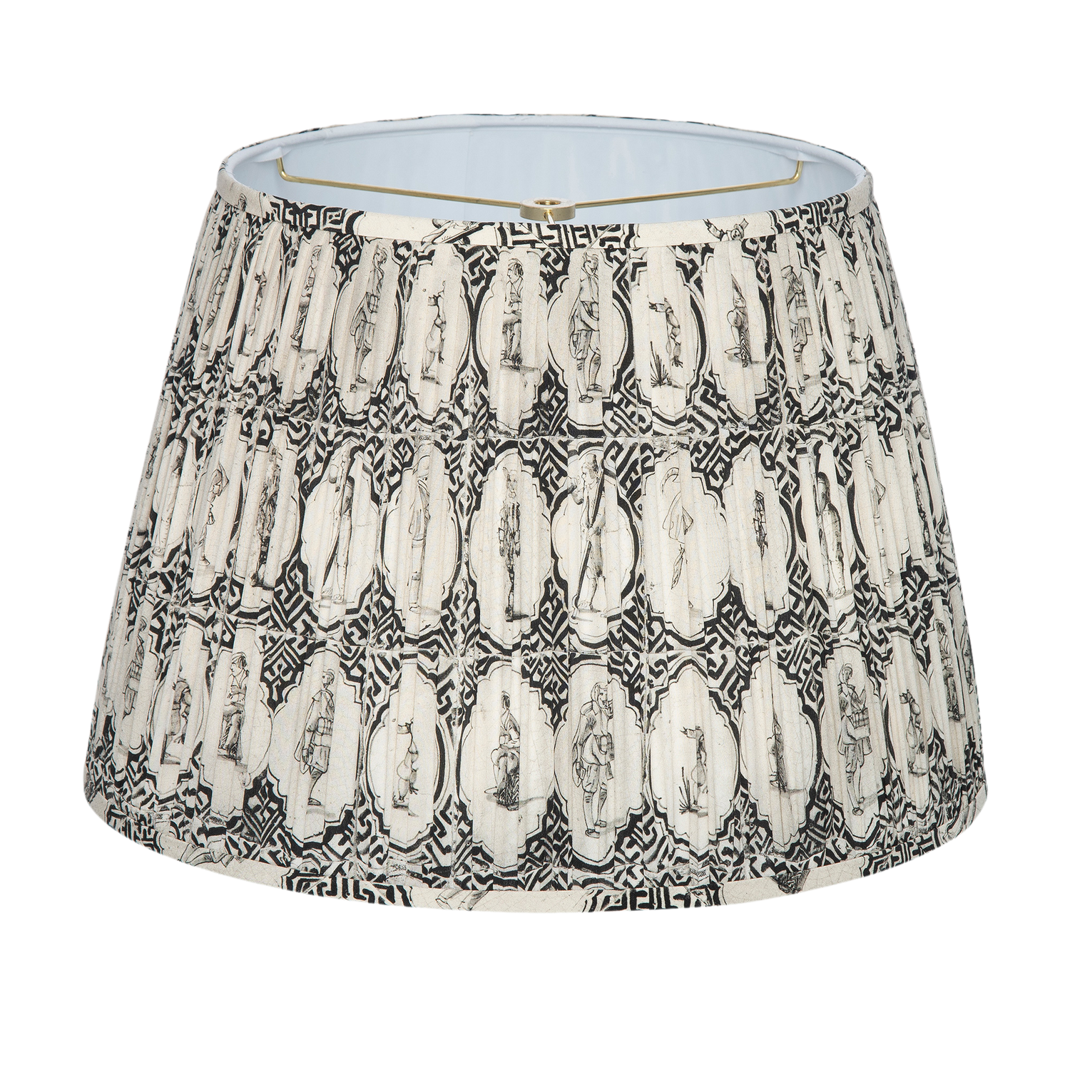 Gathered Lampshade—Tile