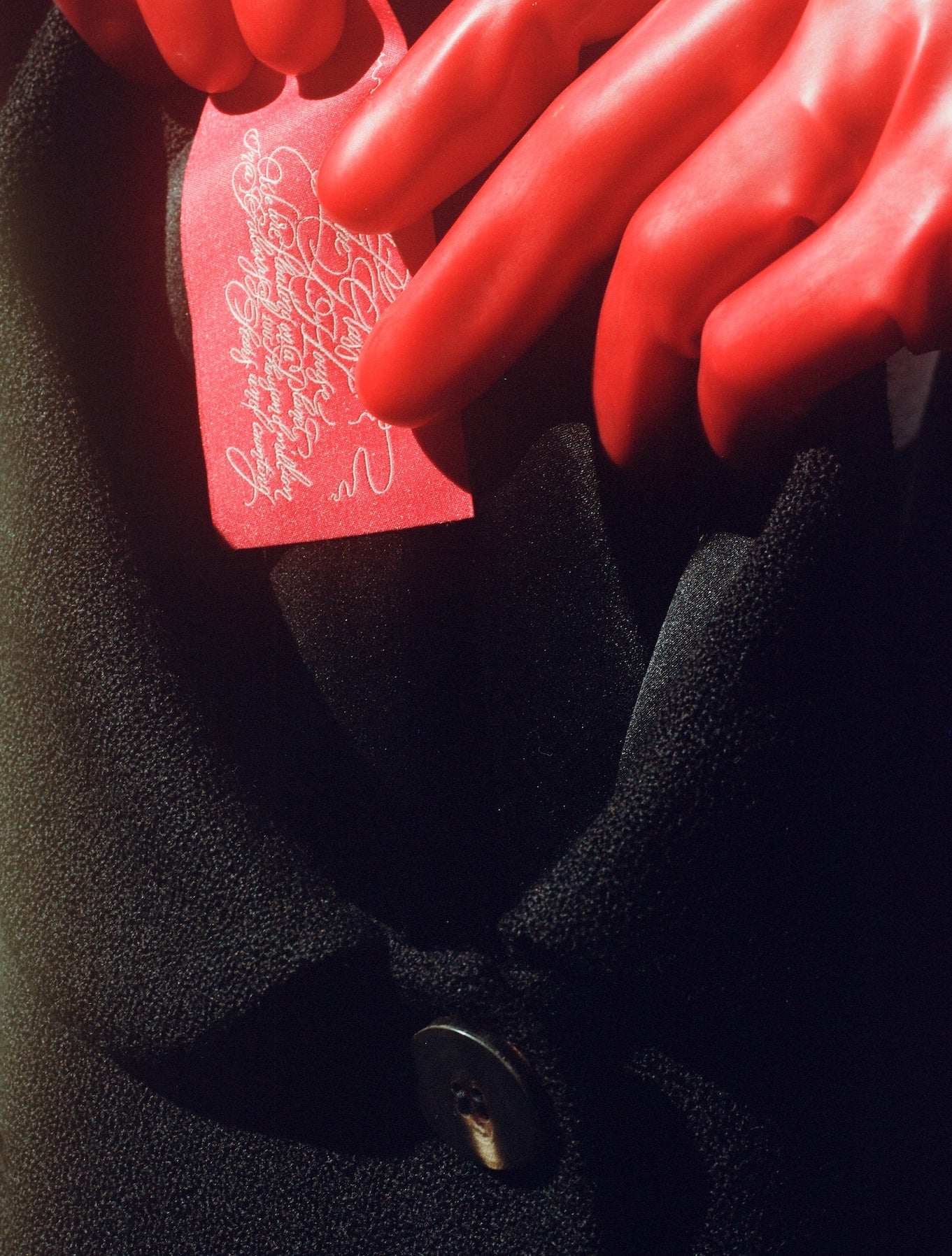 Lamb's Ear Jacket—Black Wool Bouclé