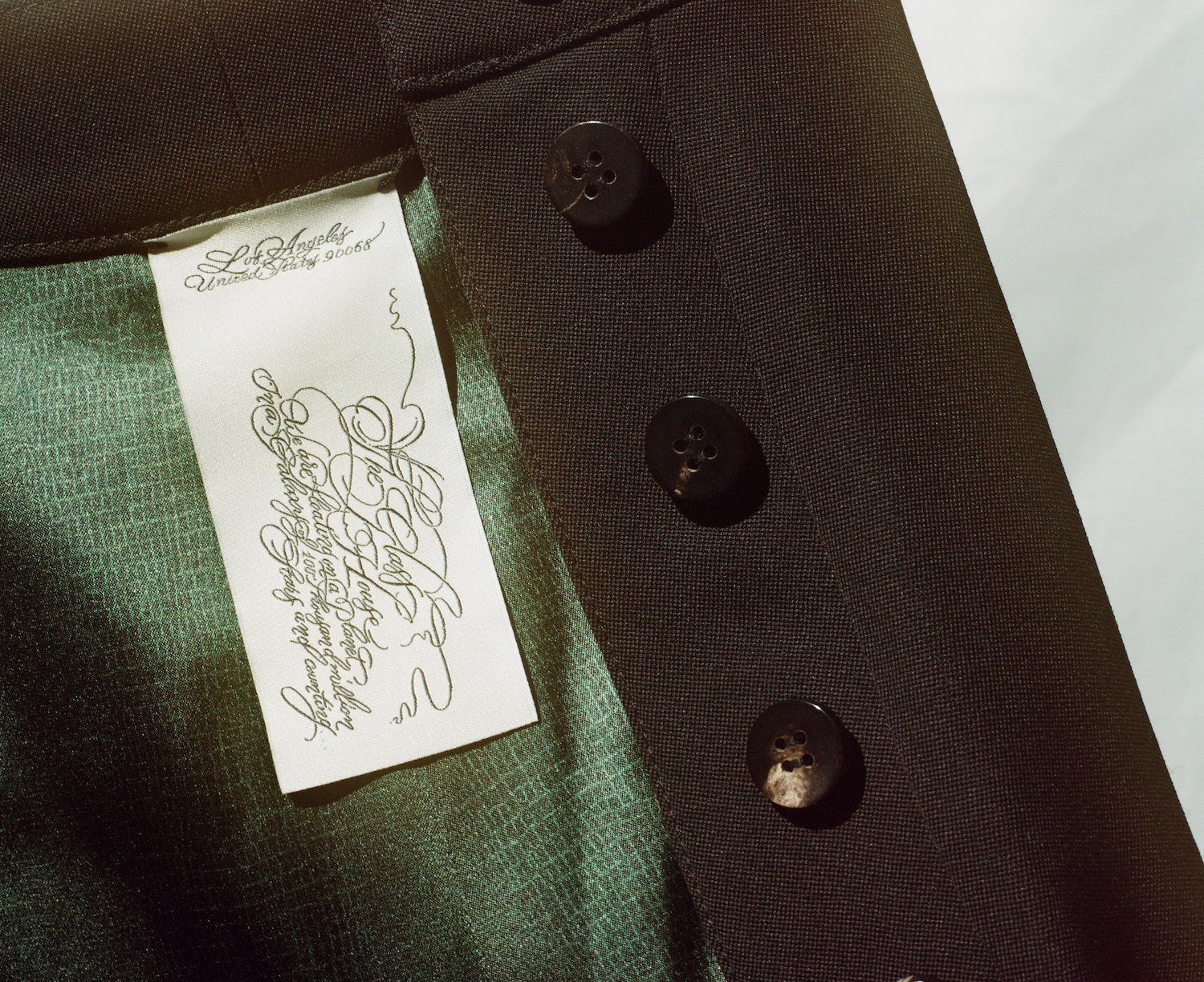 James Pant—Black Wool