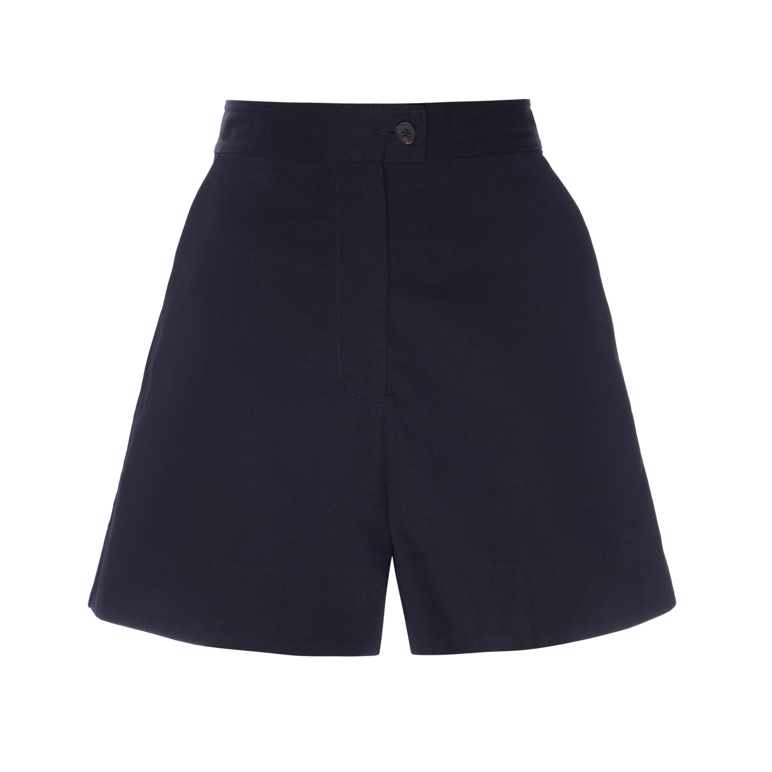 French Boat Shorts—Black Twill