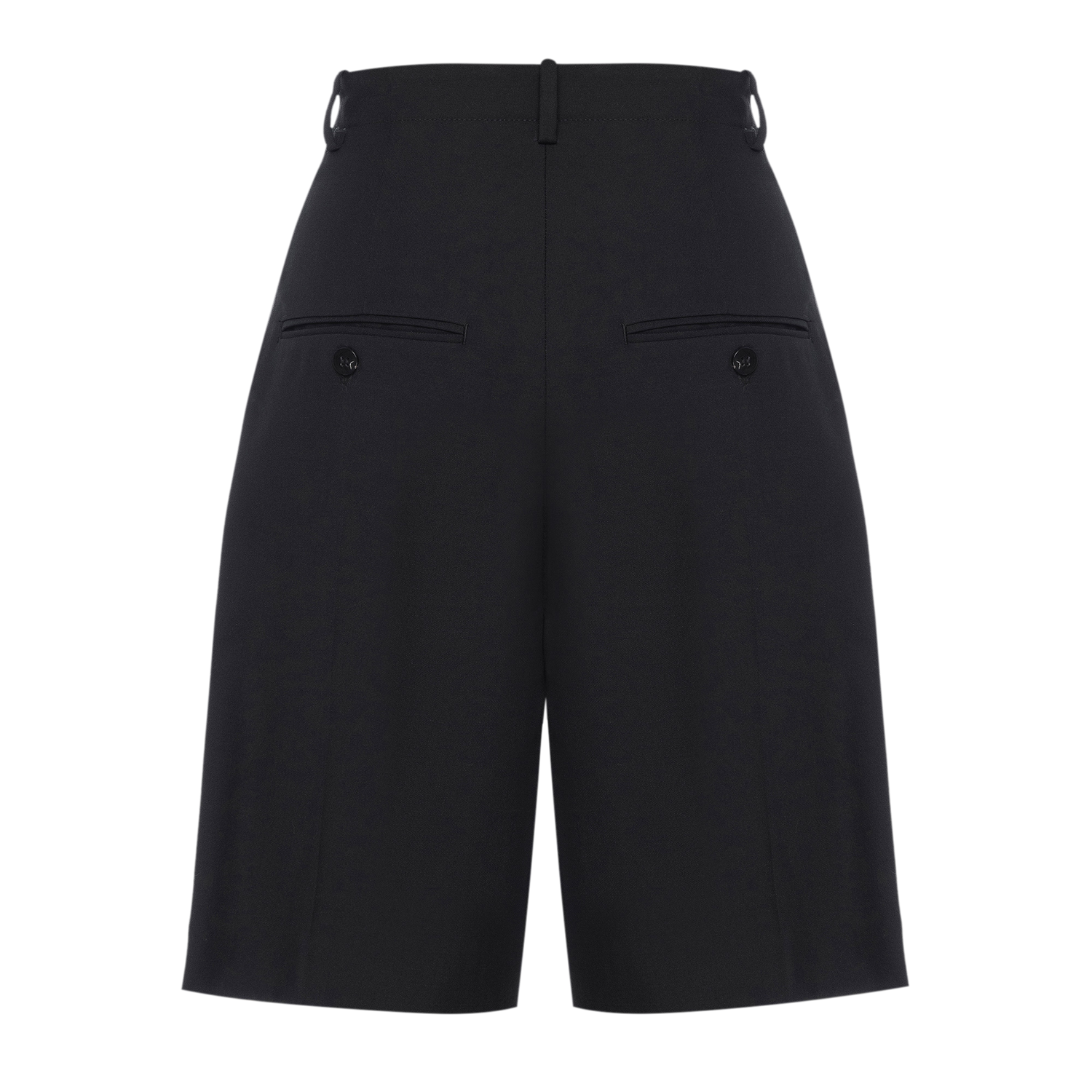 Personnel Shorts—Black Wool