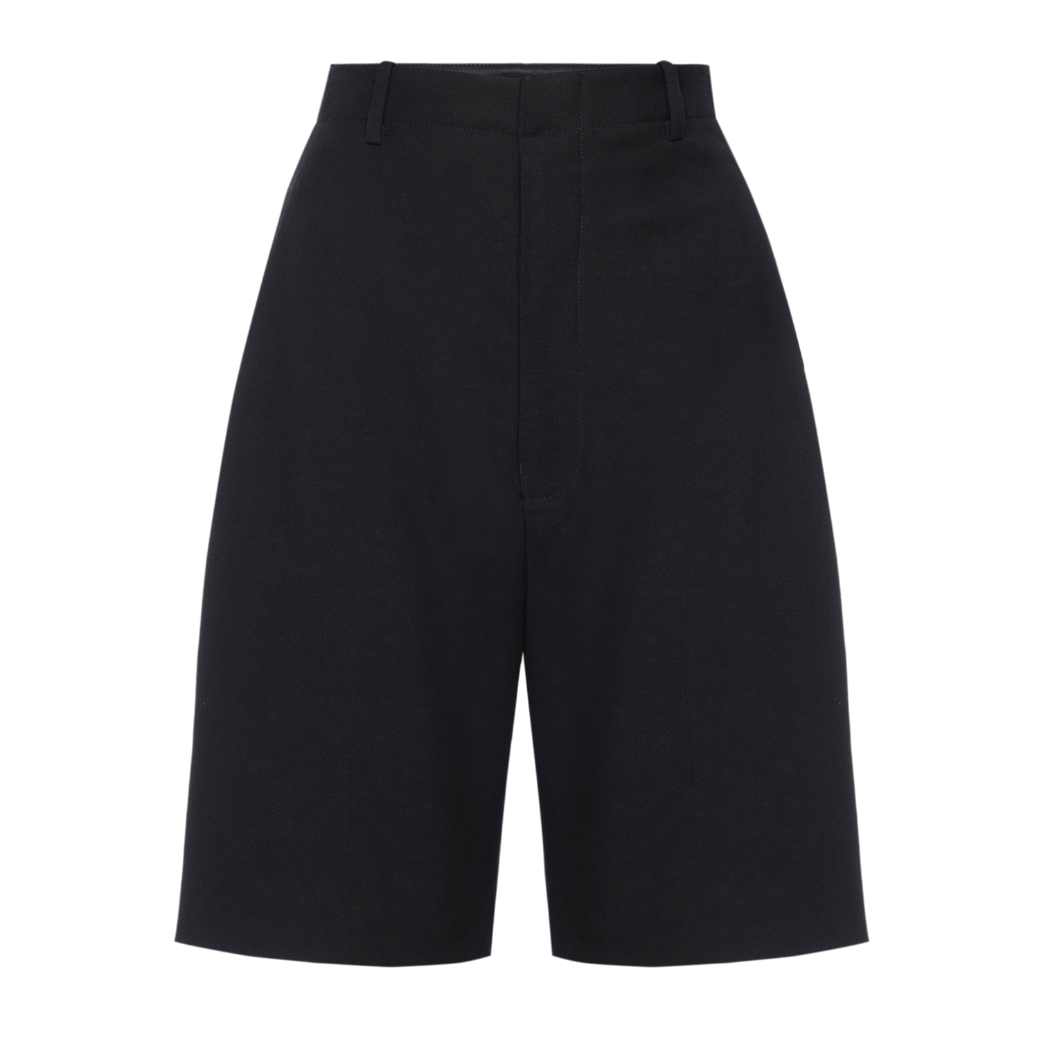 Personnel Shorts—Black Wool