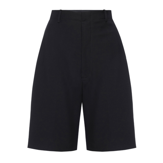 Personnel Shorts—Black Wool