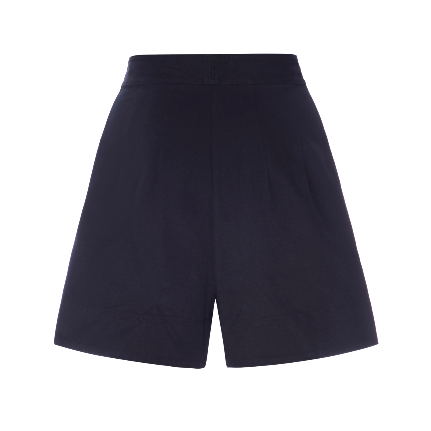 French Boat Shorts—Black Twill